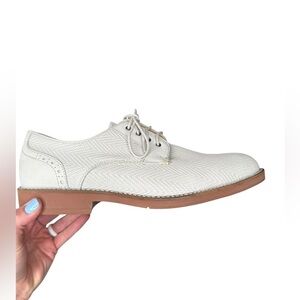 J. Murphy by Johnston & Murphy Men’s Oxford Shoes Sz 11M Lace-Up Derby White